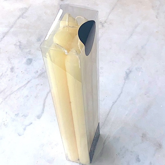 BETTER HOMES & GARDENS TAPER CANDLES NEW 6 PACK 11 IN IVORY DRIPLESS - Picture 3 of 3